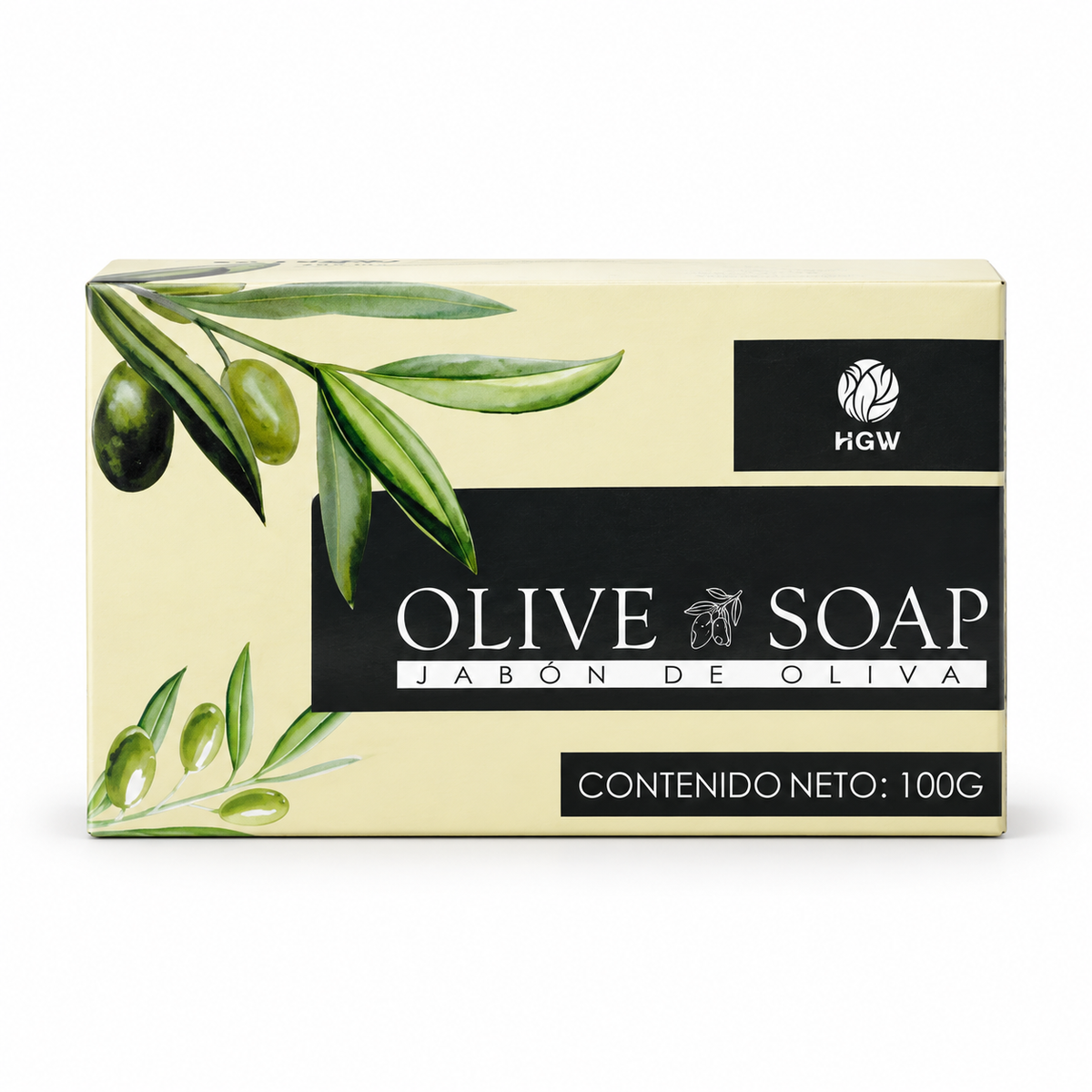Jabón de oliva HGW de 100 g, vista 3.