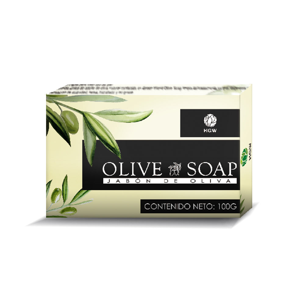 Jabón de oliva HGW de 100 g, vista 2.